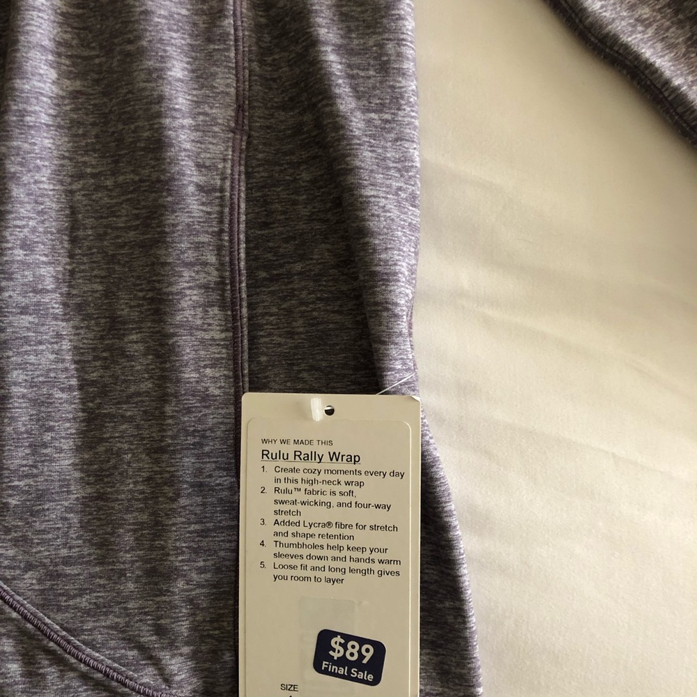 Lululemon Rulu Rally wrap size 4 - Picture 5 of 6